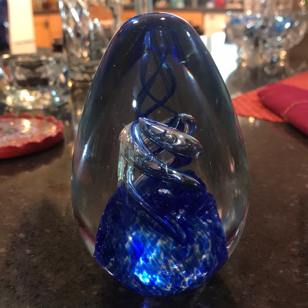Murano oval paperweight large - Picture 2 of 7